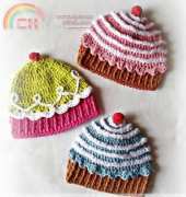 Angels Chest Boutique - Mary Angel Morris - Cup Cake Hat No. 32