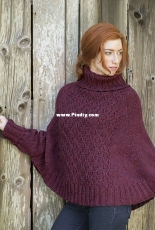 Galilee Poncho by Berroco Design Team-Free