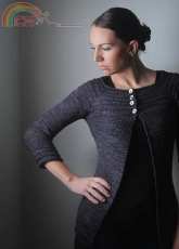 Hematite Cardigan by Lisa Mutch