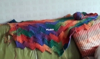 Lightning shawl-Frankie Brown