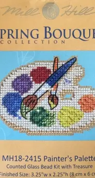 Mill Hill - MH18-2415 - Spring Bouquet Collection - Painter's Palette