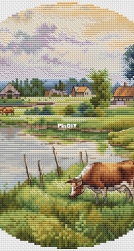 Stitch Boom - In the Meadow by Natalia Yurkevich (Round) SAGA