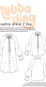 Hubbading -  Sophie Dress and Top - Sizes 6-24