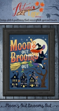 Autumn Lane Stitchery - Moons Out Brooms Out PCS + XSD