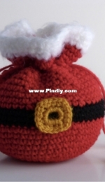 Crochet spot - Amy Yarbrough - Santa Sack Favor Bag - Free