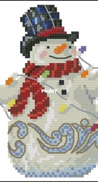 Mill Hill JS20-1611 Jim Shore - Snowman with Lights