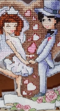 "A couple" Crystal Art