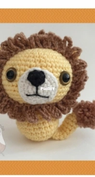 Thaissya Ribeiro - Lion Cub Keychain Pattern - Receita Leãozinho Chaveiro -  Portuguese - Free