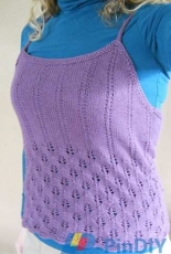 Sugar Tank/ Sleeveless Top by Claudia Olson-Free