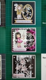 Mes cartes Magnolia Tilda.... Scrapbooking
