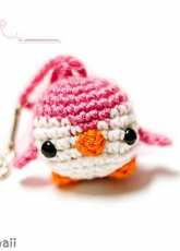 Adorably Kawaii - Amanda Michelle -Mini Penguin Amigurumi Keychain Pattern- Free