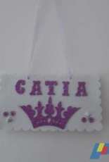 Purple felt banner