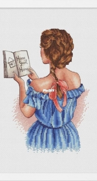 MiAxStitch - Book Lover Girl by Minasyan Yana XSD
