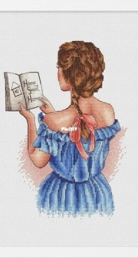 MiAxStitch - Book Lover Girl by Minasyan Yana XSD