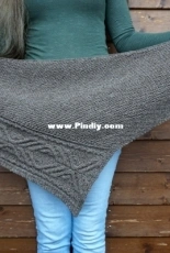 Walnut Bark Shawl by Asita Krebs-English,German-Free