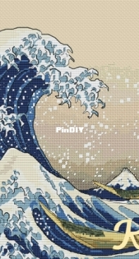 The Great Wave Off Kanagawa by Ekaterina Velikaya