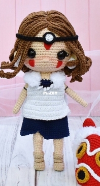 Amineko Amigurumis - Daniela - Princess Mononoke San