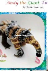 Manic Yarn - Aimee Borst - Andy the Giant Anteater