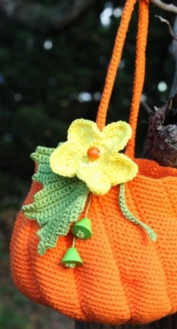 Tanjas Handarbeiten - Pumpkin bag - Kürbistasche - German - Free