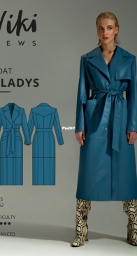 Viki Sews - Gladys Coat - Size 38 (EU)