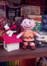 Snoopy Flying Ace and his friend Charlie Brown