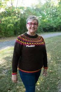 Pretty Boxes Sweater by Cori Eichelberger
