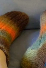 Action Man Socks by Sarah Lady /Knit for Victory-Free