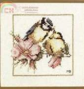 Lanarte 33848 Bluetit in appleblossoms Marjolein Bastin