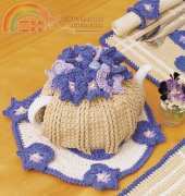 Lily Sugar n Cream - Pansy tea cozy - Free