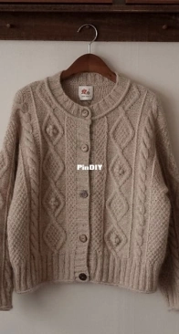 Athens Cardigan by Manmi Choi - Soop Knits - Korean