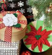Red Heart- LW2285-Holiday Flowers - free