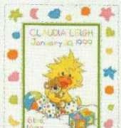 Janlynn - Little Suzys Zoo 38-172 Witzy Birth Announcement PCS