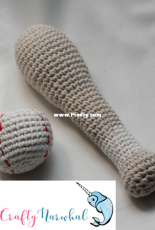 TMK Crochet - Jennifer Lynas -Baseball and Bat