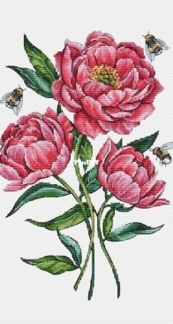 Fun Sheep - Peonies and Bumblebees