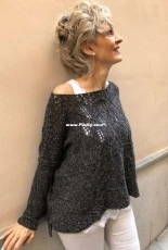 Hitam Jersey - Antracita - Lola & Punto - TAnana Yarns