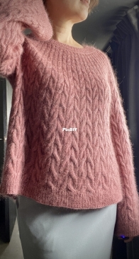 Purpurea Sweater Light by Teti Lutsak - Tetis Knit Garden
