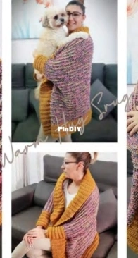AnDREAM Crochet - Andrea Marton - Warm Hug Shrug