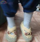 Saartje-Inspired Big-Kid Slippers by Tracy Rolling