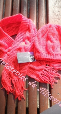 Conjunto boina y bufanda