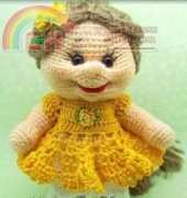 Rosetka - Larissa Glinchak - Muneca Rusa Vestido Amarillo - Spanish