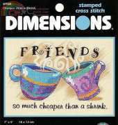 Dimensions Stamped Cross Stitch 6980 - Cheaper than a Shrink