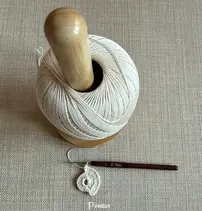 Peacock Feather Doily