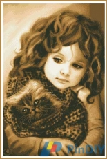 Girl with a Cat by Yushchuk/Mully XSD