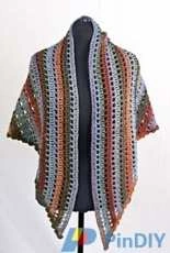 Cascade Yarns - w449 - Bonita Crocheted Openwork Shawl - Melissa Leapman - Free