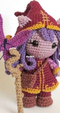 Crochelandia- Rose Nogueira- Toy Art- Lulu- Portuguese