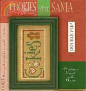 Lizzie Kate F77 - Double Flip Christmas Spirit With Charm - Cookies Santa