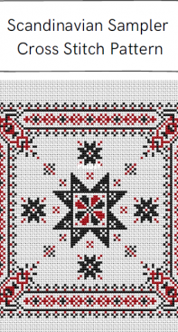 Scandinavian Sampler by Iryna Stegnii