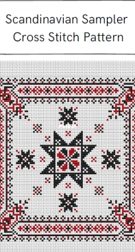 Scandinavian Sampler by Iryna Stegnii