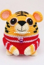 Little Bamboo Handmade - Tiger The 12 Zodiac Egg - Russian Translated