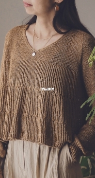 Ruth Pullover by Irene Lin
